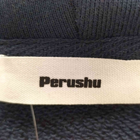 ペルーシュ Perushu 24AW ダブルジップフーディ メンズ JPN:L